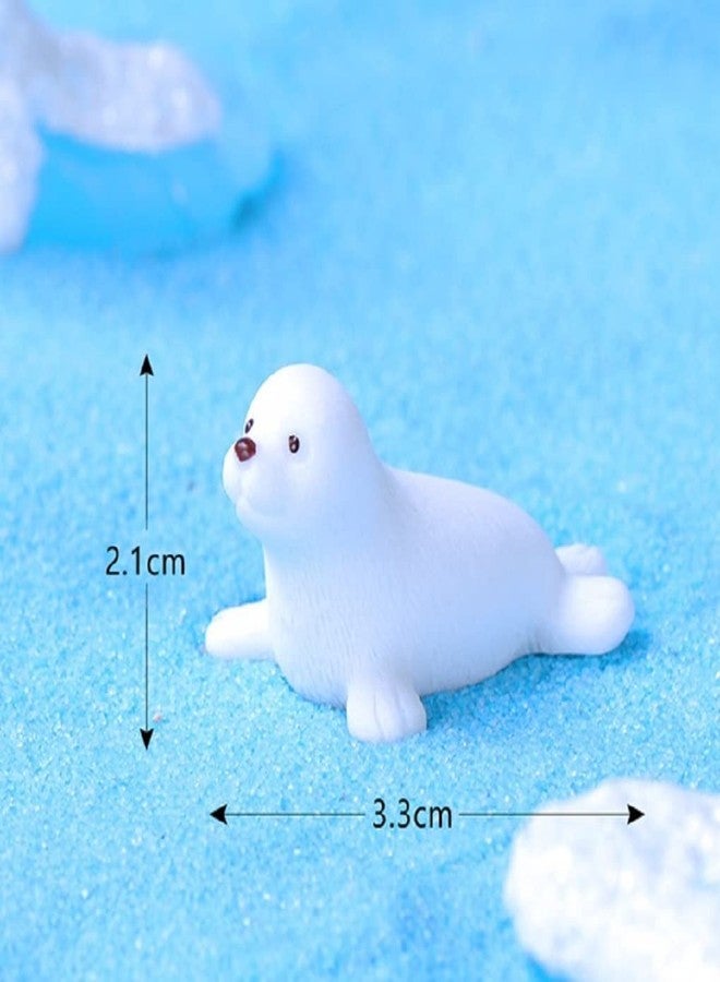 BHOOLU&GOOLU Cute Miniature White Seal - 3 Pcs Set - Image 2